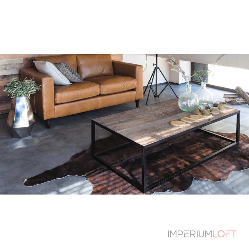 Стол Industrial Minimal Coffee Table 130