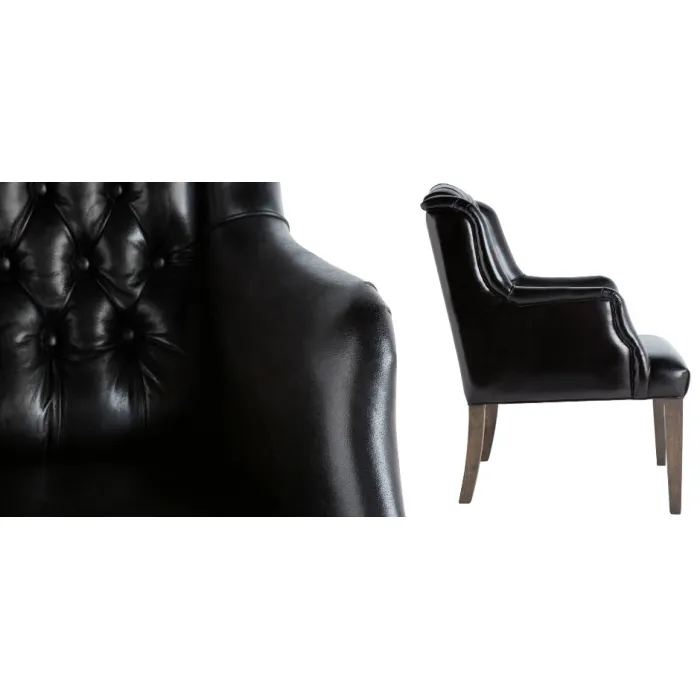 Кресло Leather Elegance Black от ImperiumLoft