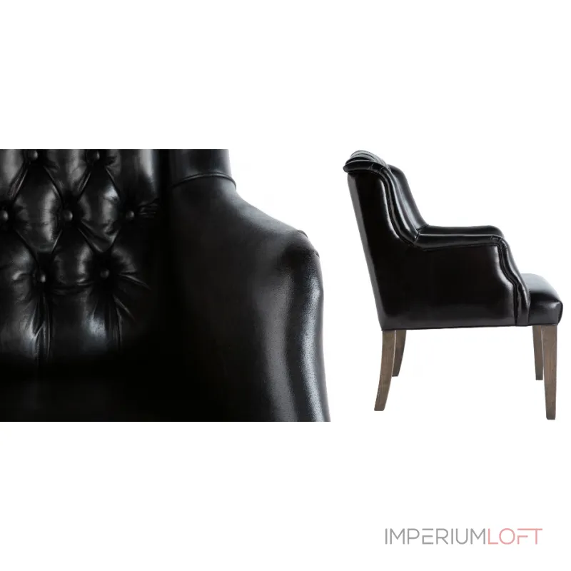 Кресло Leather Elegance Black от ImperiumLoft Кресло Leather Elegance Black от ImperiumLoft