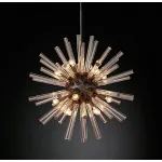 Светильник Crystal Starburst Chandelier Round