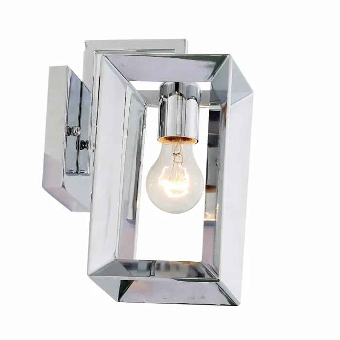 Бра Rectangle Chrome Wall Lamp от ImperiumLoft