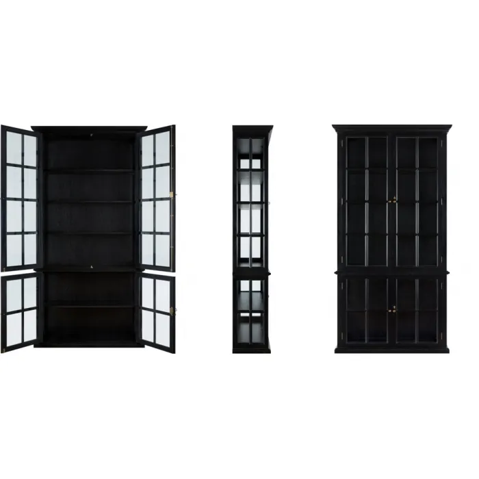 Шкаф-витрина French black от ImperiumLoft