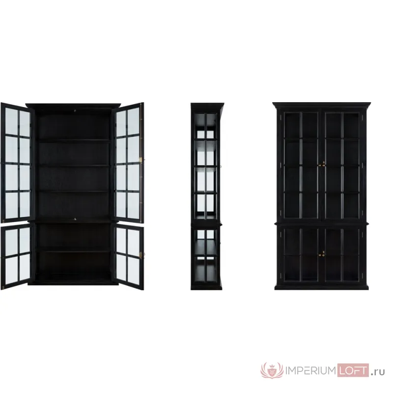 Шкаф-витрина French black от ImperiumLoft