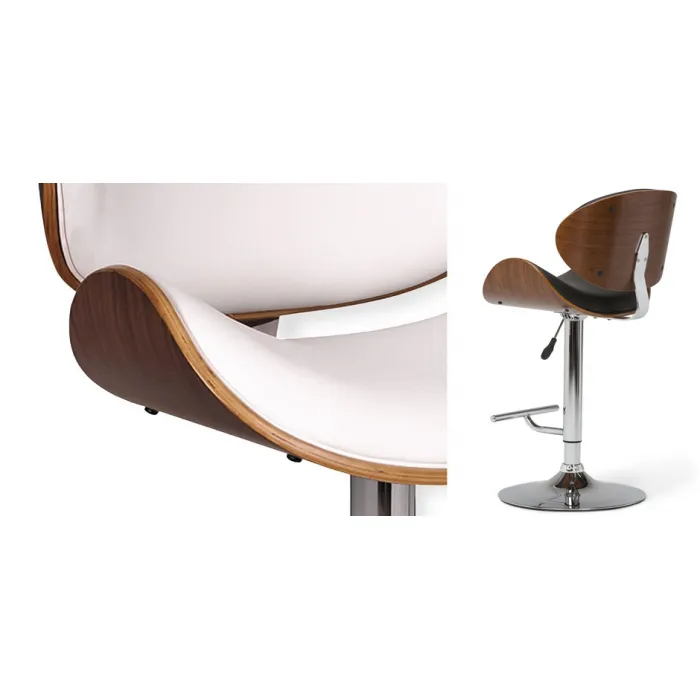 Барный стул Lounge Bar Stool белый от ImperiumLoft