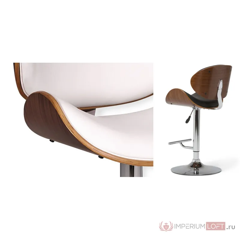 Барный стул Lounge Bar Stool белый от ImperiumLoft