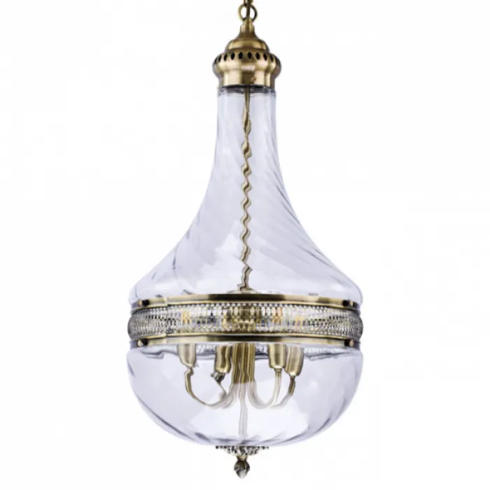 Люстра Capitol Hill Glass Pendant 40 Nickel от ImperiumLoft