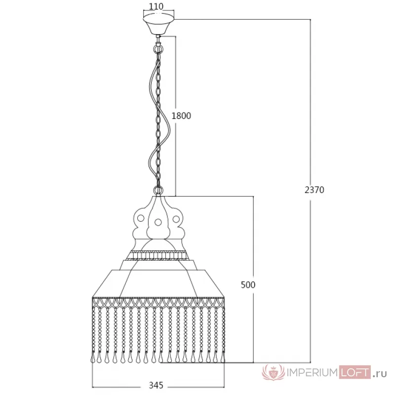 Люстра Loft Mosque Chandelier от ImperiumLoft