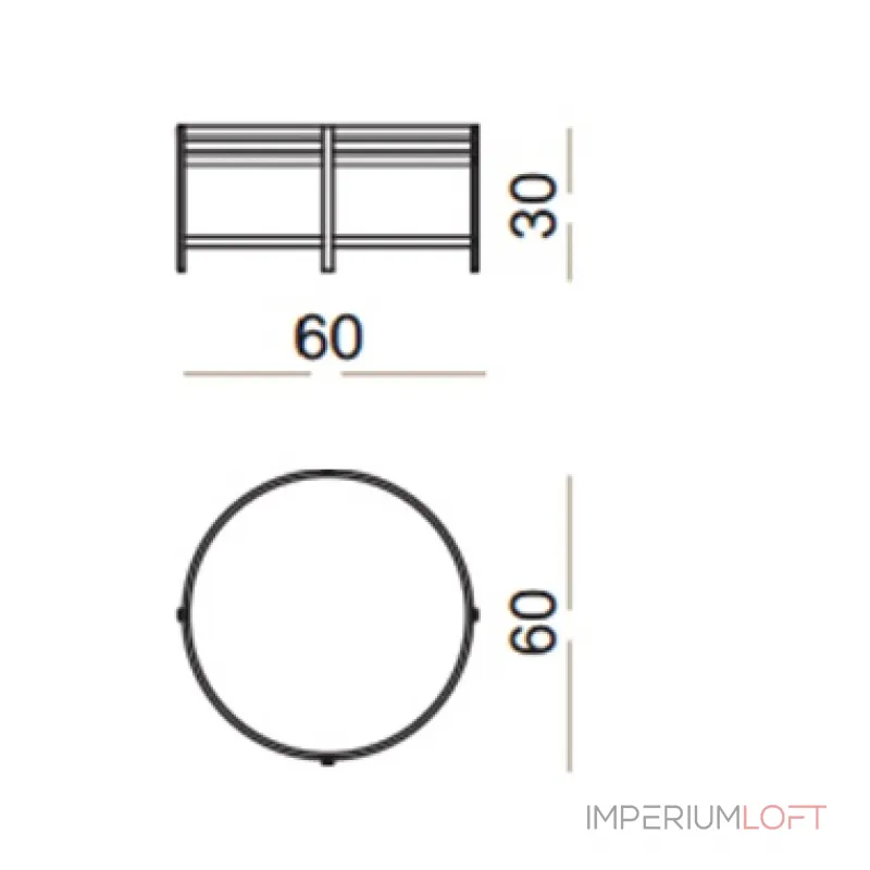 Столик Ula Low table ULA001