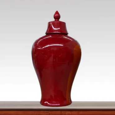 Ваза с крышкой Red Water-glass