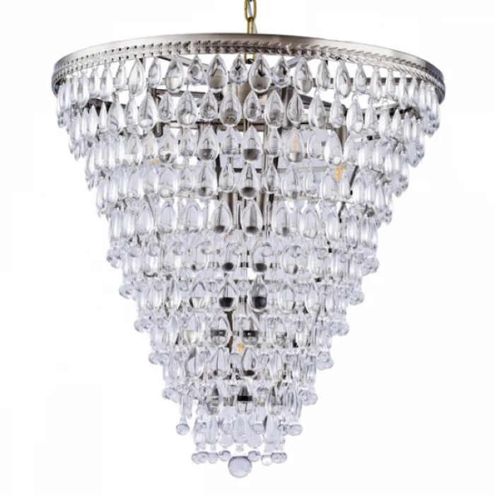 Люстра Clarissa Glass Drop Pendant 61 Nickel от ImperiumLoft