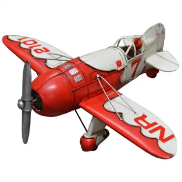 Модель самолета красный белый GEE BEE R-2