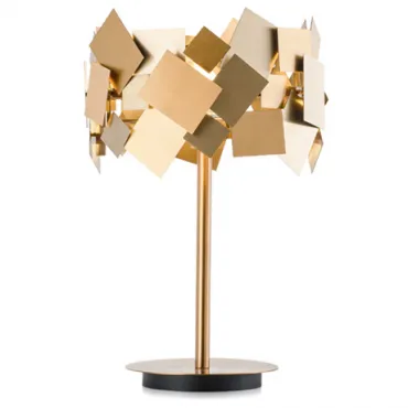 Настольная лампа Gold Plate Table Lamp от ImperiumLoft