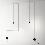 Подвесной светильник VIA Wireflow polyhedral 0347 Free-Form pendant lamp от ImperiumLoft