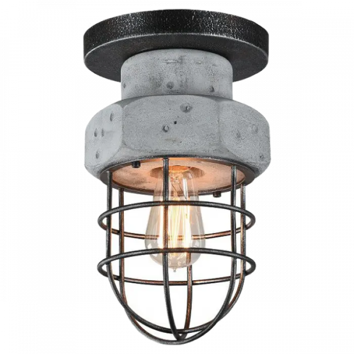 Потолочный светильник Concrete Bolt Chandelier от ImperiumLoft
