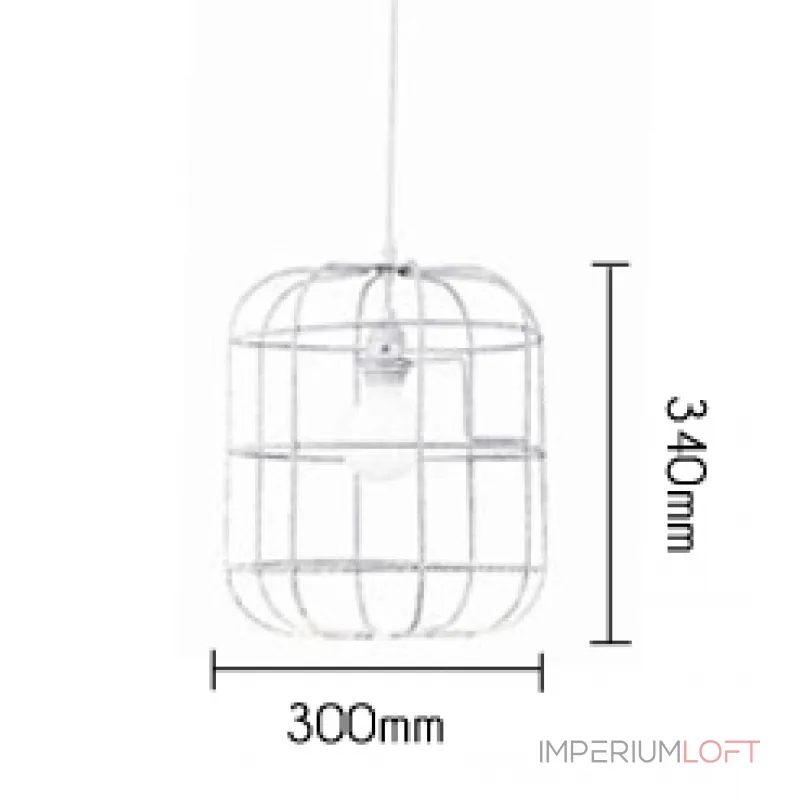 Подвесной светильник Loft Cage Barrel
