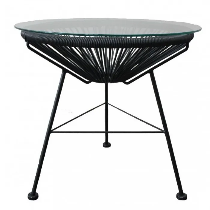 Приставной стол Acapulco side table Black от ImperiumLoft