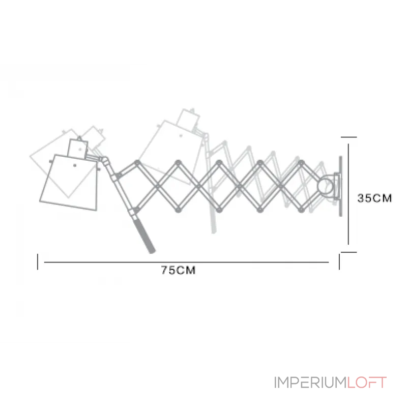 Бра Delightfull Pastorius Wall Lamp от ImperiumLoft Бра Delightfull Pastorius Wall Lamp от ImperiumLoft