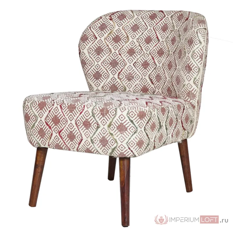 Кресло с розовым орнаментом KELIM Pattern от ImperiumLoft