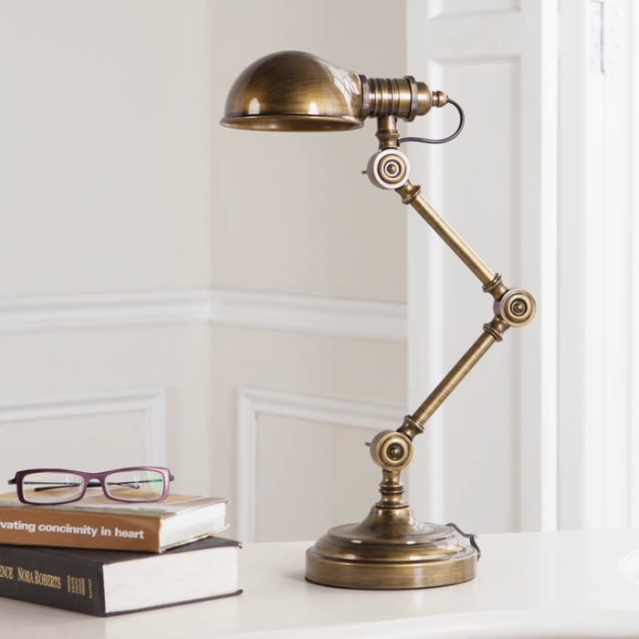 Настольная лампа Brass Steampunk Table Lamp от ImperiumLoft