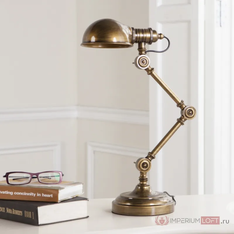 Настольная лампа Brass Steampunk Table Lamp от ImperiumLoft