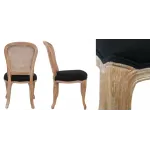 Стул French chairs Provence Neman Black Rattan Chair от ImperiumLoft