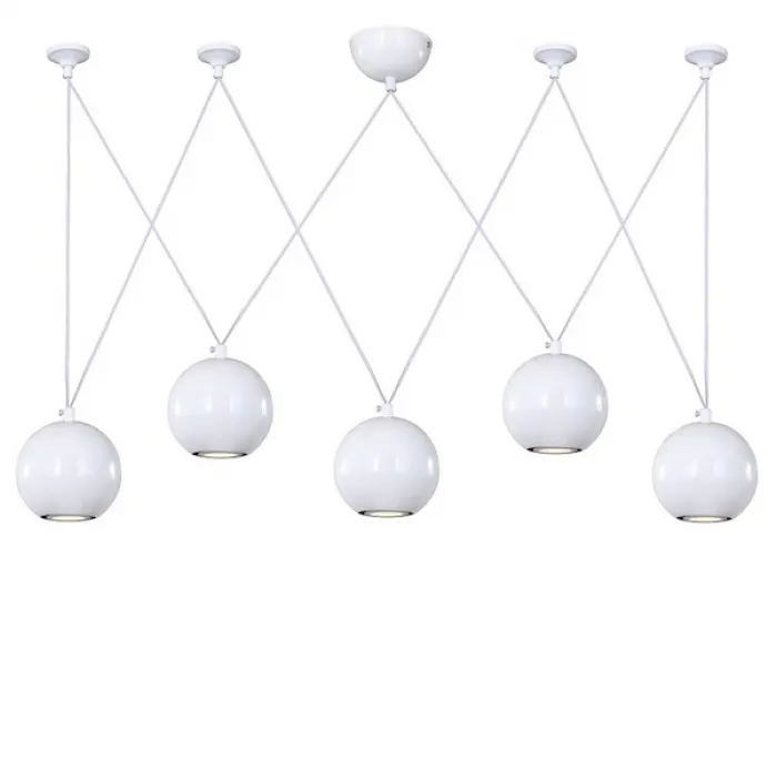 Подвесной светильник Multisphere Pendant White 5 от ImperiumLoft
