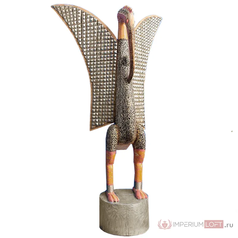 Птица племени Сенуфо Кот-д Ивуар ручная резьба от ImperiumLoft
