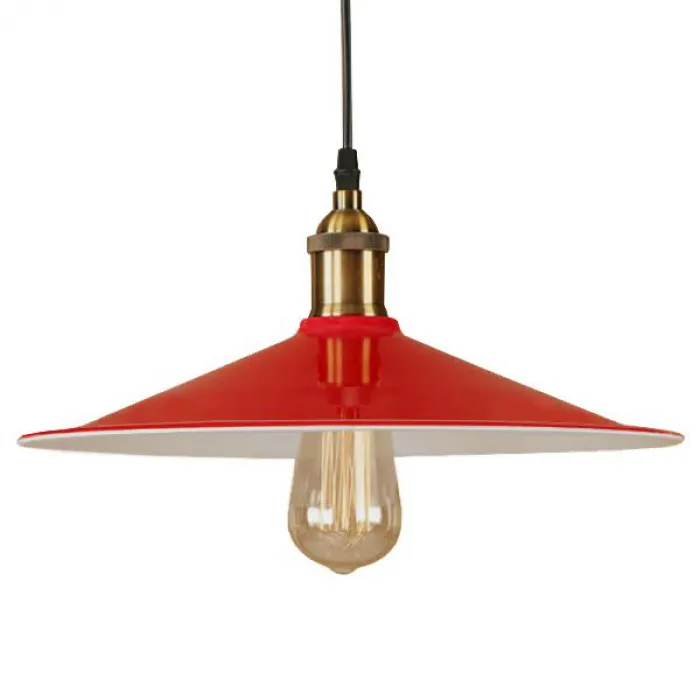 Красный подвесной светильник Loft Factory filament RED II от ImperiumLoft