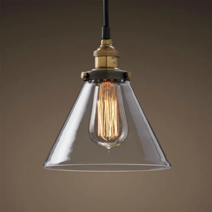 Подвесной светильник Loft Clear Glass Wide Cloche от ImperiumLoft