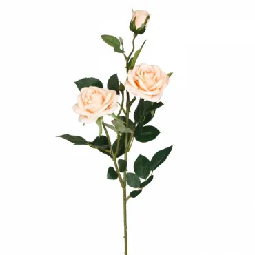 Декоративный искусственный цветок Large Branch Creamy Rose