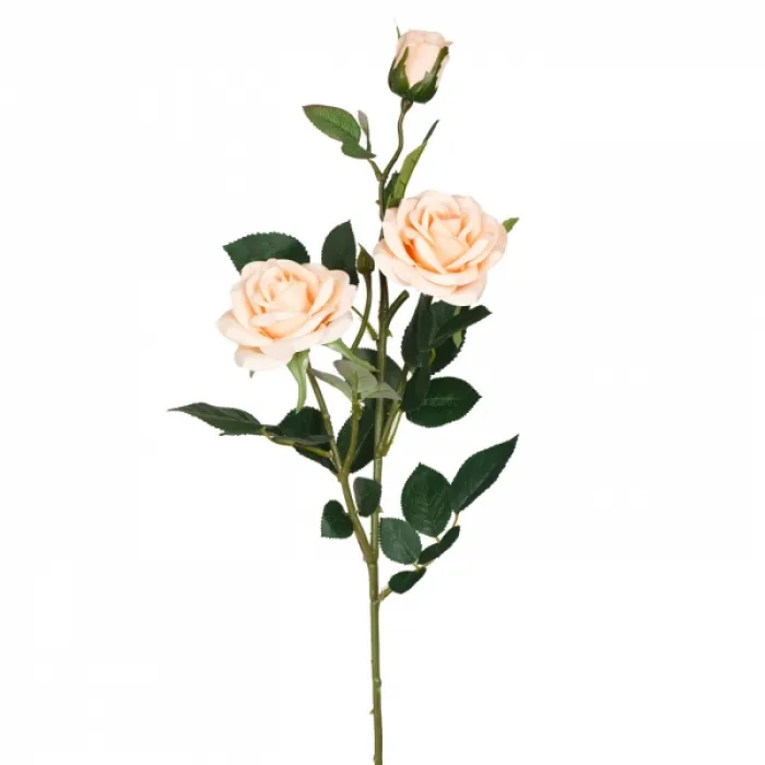 Декоративный искусственный цветок Large Branch Creamy Rose от ImperiumLoft