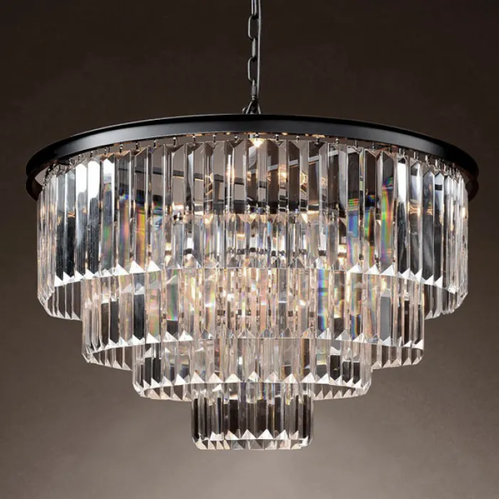 Люстра RH 1920s Odeon Clear Glass Fringe Chandelier -60 от ImperiumLoft