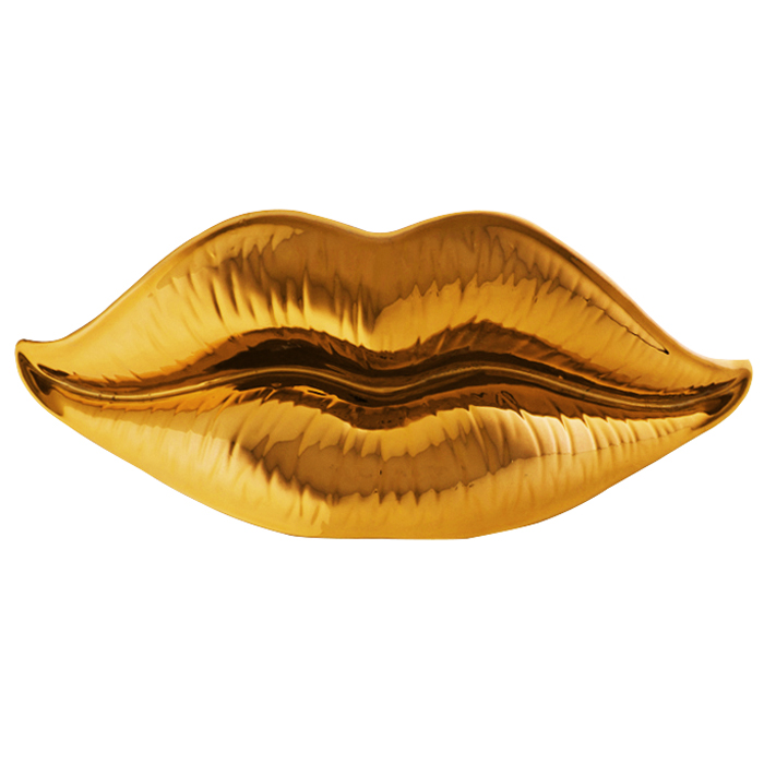 Настенный декор LIPS wall accessory GOLD от ImperiumLoft