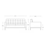 Диван Florence Knoll Settee