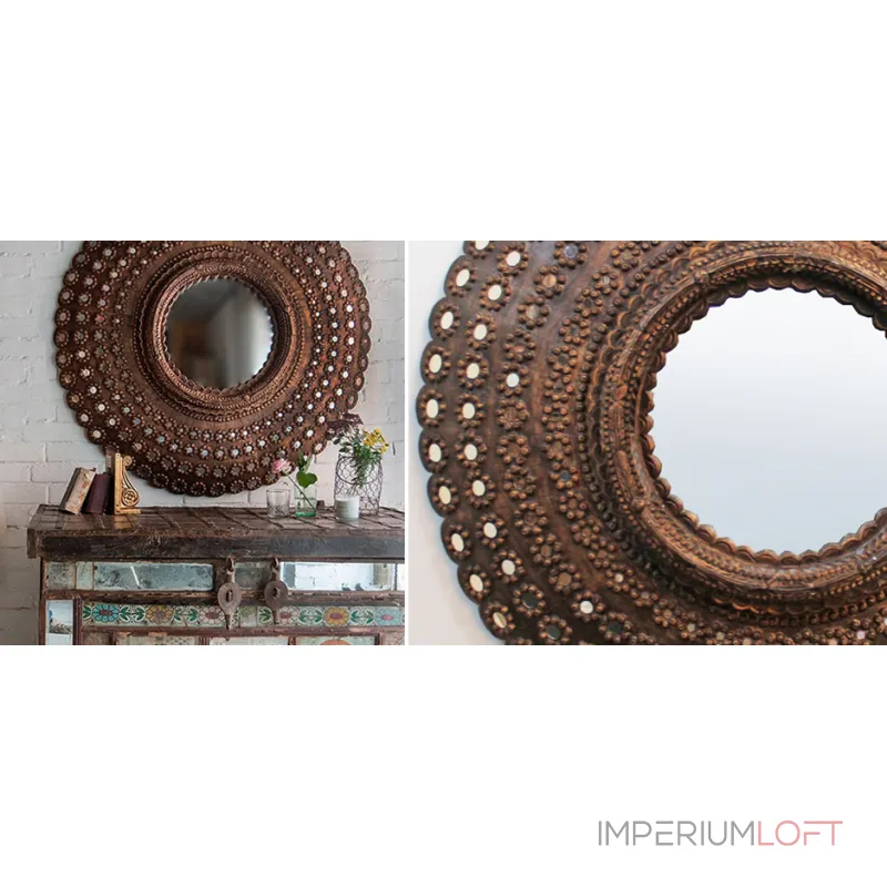 Зеркало Peacock Mirrors circle Restoration Hardware Зеркало Peacock Mirrors circle Restoration Hardware