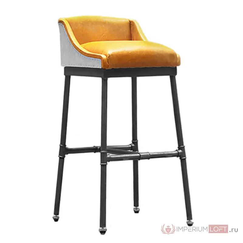 Барный стул Iron Scaffold Bar stool Yellow от ImperiumLoft