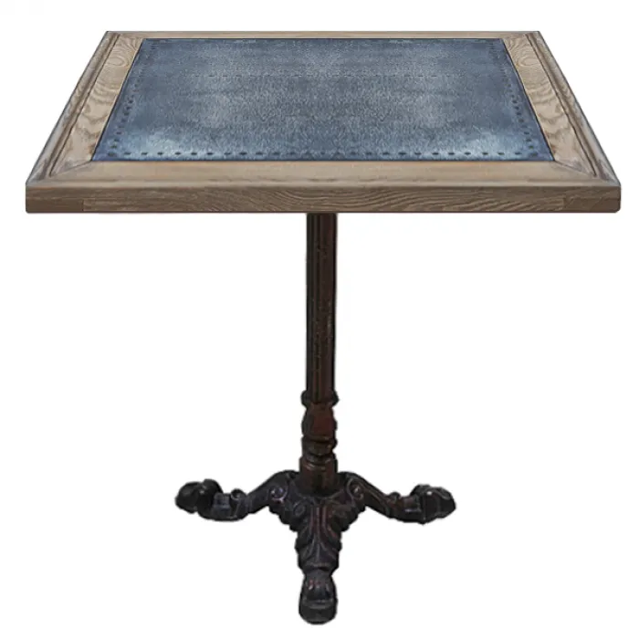 Стол для ресторана Restaurant table square Metal sheet II от ImperiumLoft