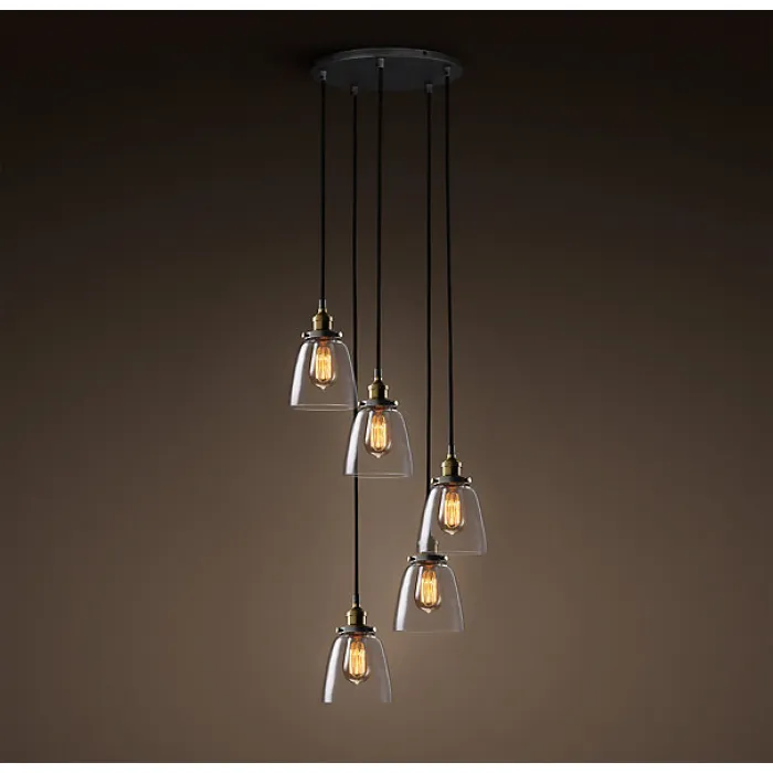 Подвесной светильник Loft Clear Glass Cloche 5 от ImperiumLoft