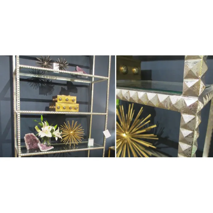 Стеллаж Stud Etagere Gold Vintage от ImperiumLoft