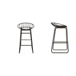 Барный стул Industrial Iron Grille Bar Stool