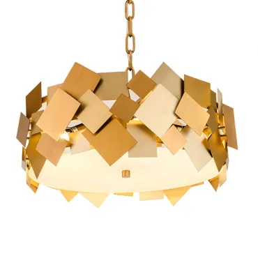 Люстра Gold Plate Chandelier 4 от ImperiumLoft