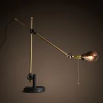 Настольный светильник Steampunk Extension Pole Table 2 от ImperiumLoft