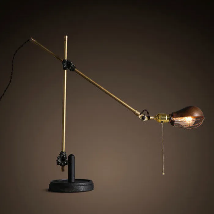 Настольный светильник Steampunk Extension Pole Table 2 от ImperiumLoft