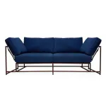 Двухместный диван Indigo Denim and copper Two Seat Sofa