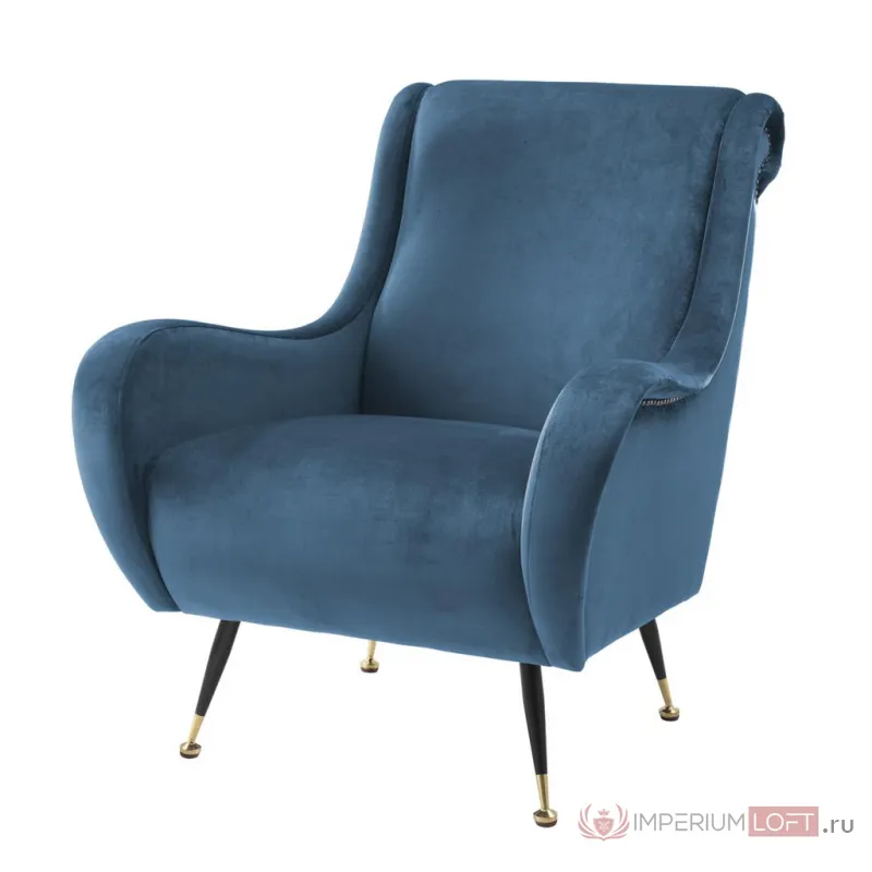 Eichholtz Chair Giardino gray blue Кресло  от ImperiumLoft