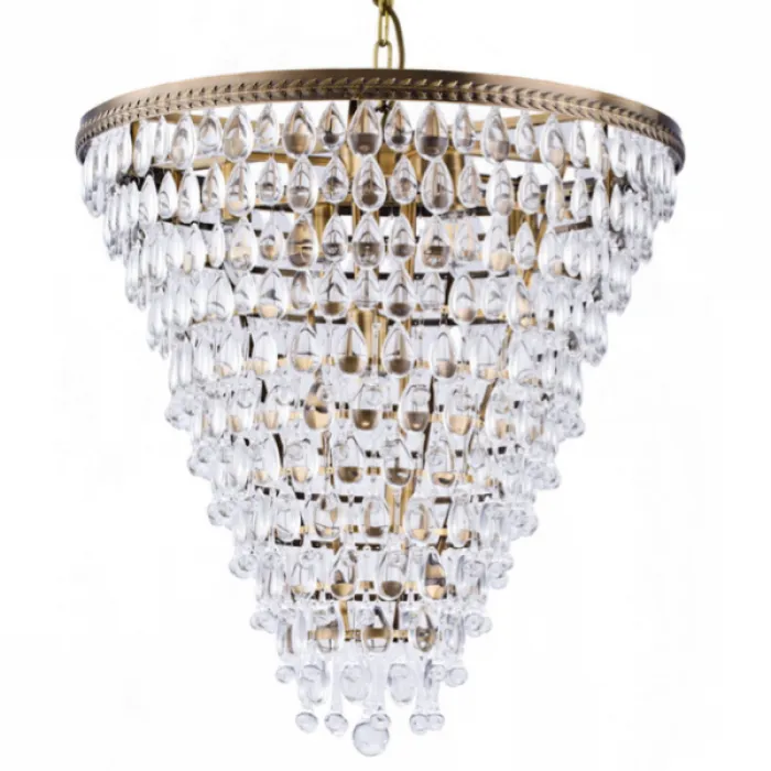 Люстра Clarissa Glass Drop Pendant 61 Bronze от ImperiumLoft
