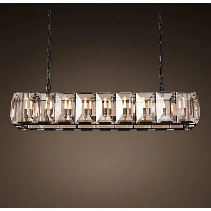 Люстра RH Harlow Crystal Square Chandelier 18 от ImperiumLoft