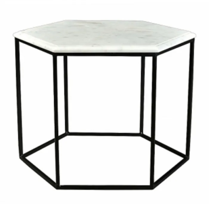 Кофейный столик Hexagon White Marble от ImperiumLoft