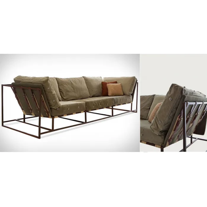 Диван Inheritance Sofa Olive Military Fabric от ImperiumLoft