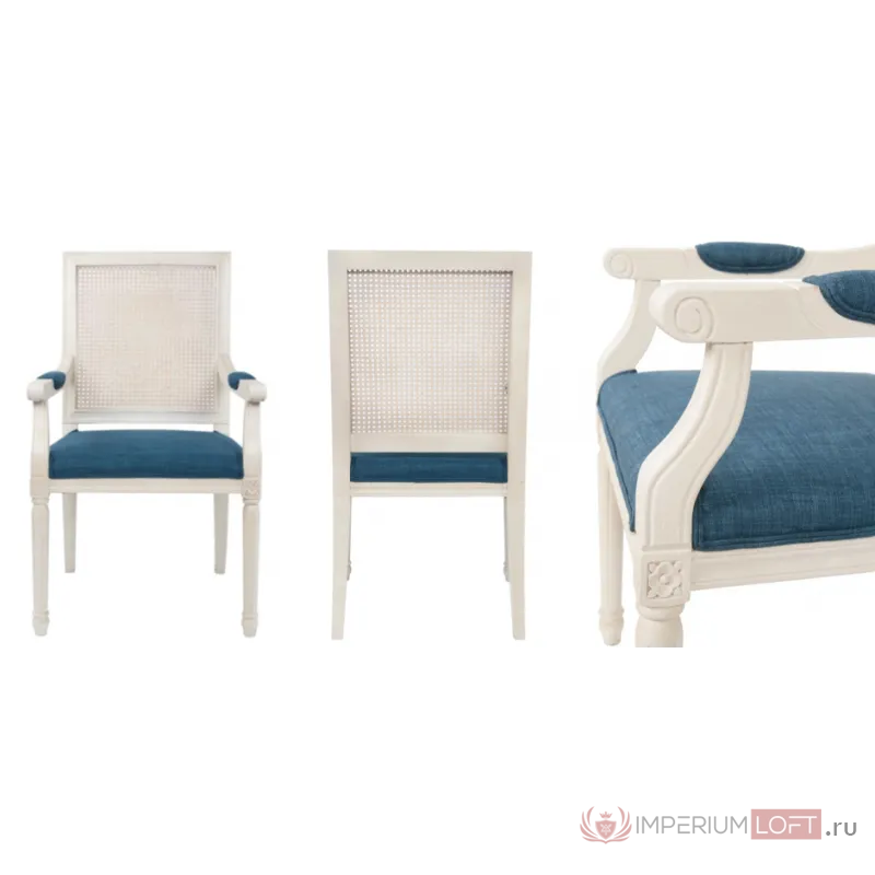 Стул French chairs Provence Garden White ArmChair от ImperiumLoft